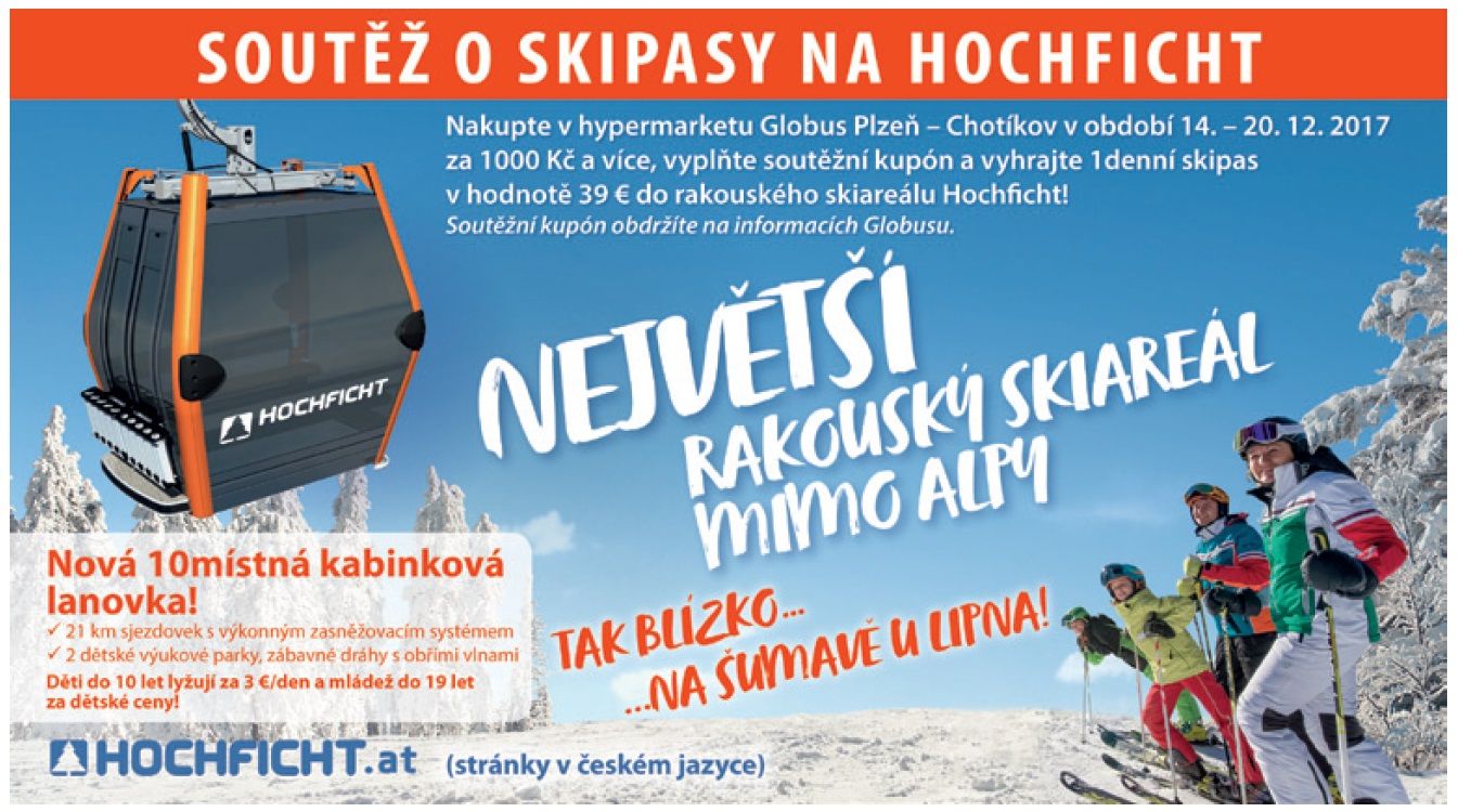 Soutěž s Globusem o skipasy