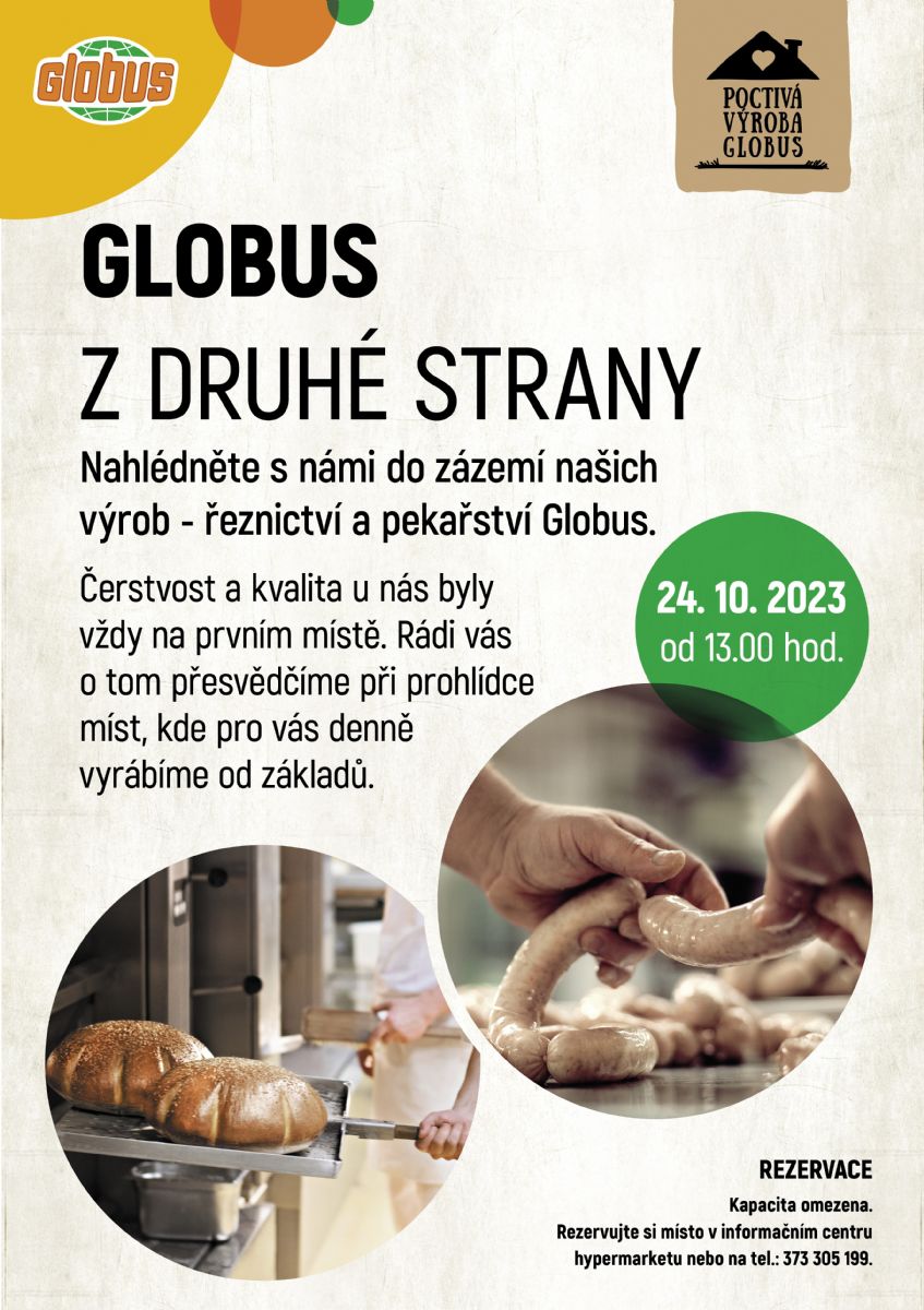 Zveme vás na GLOBUS Z DRUHÉ STRANY.