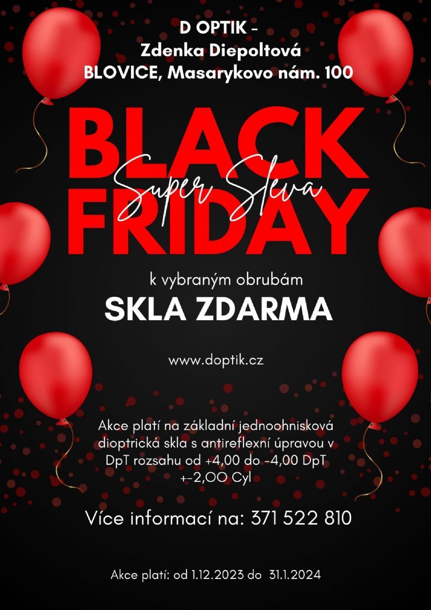 obrázek: Akce SKLA ZDARMA v optice D Optik Zdeňka Diepoltová pouze do 31. 1. 2024