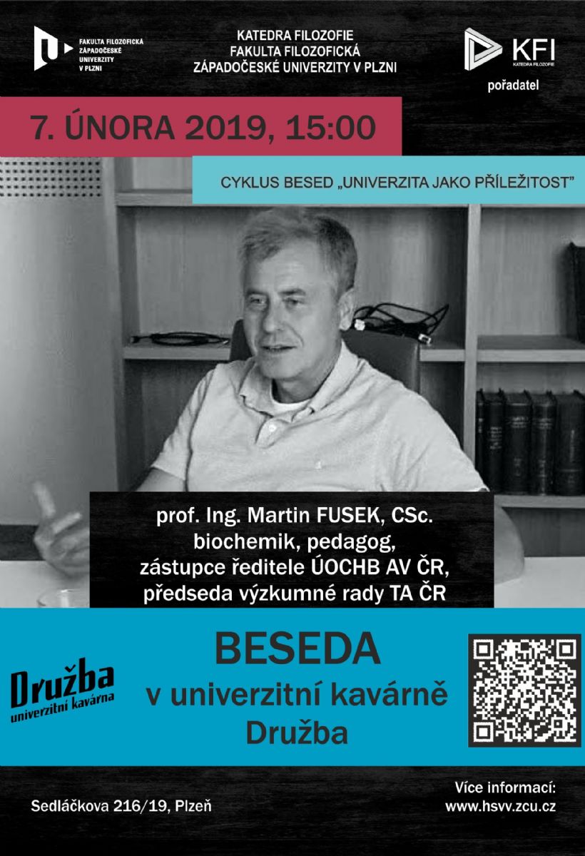 Biochemik Martin Fusek bude besedovat v Družbě