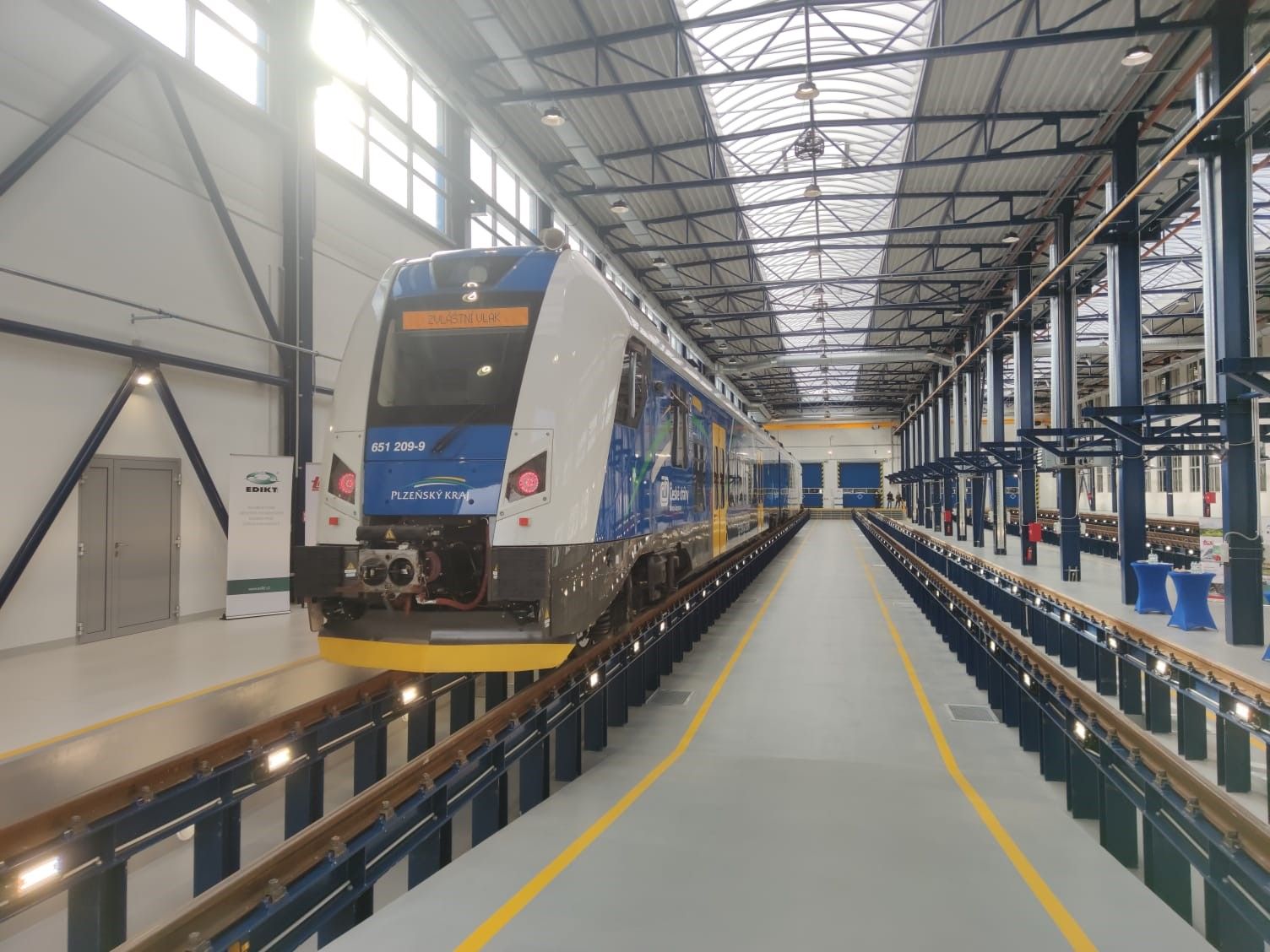 obrázek: ČD otevřely novou opravárenskou halu v Plzni