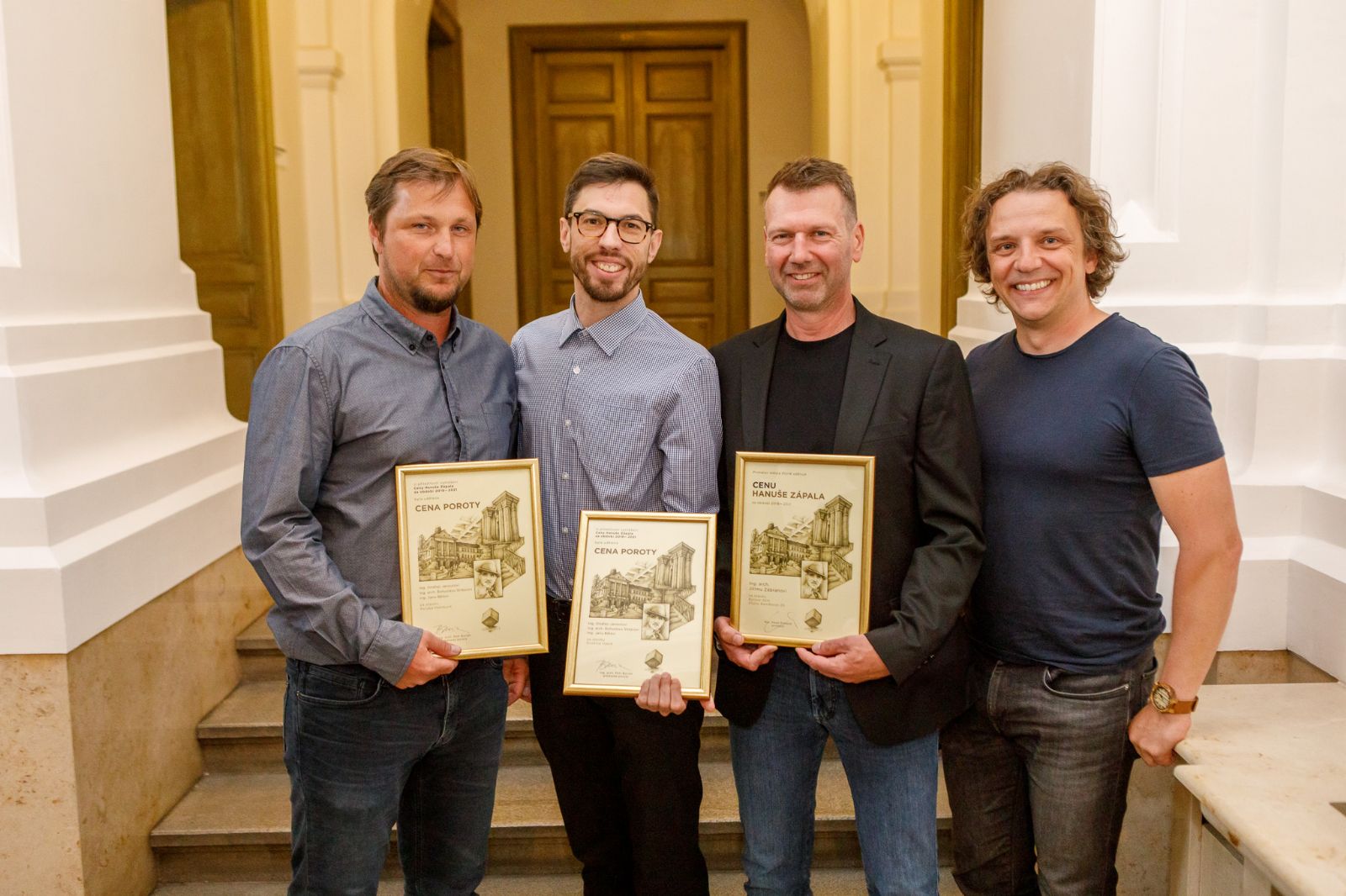 Cena Hanuše Zápala putuje do ateliéru architekta Jiřího Zábrana za dům na Roudné