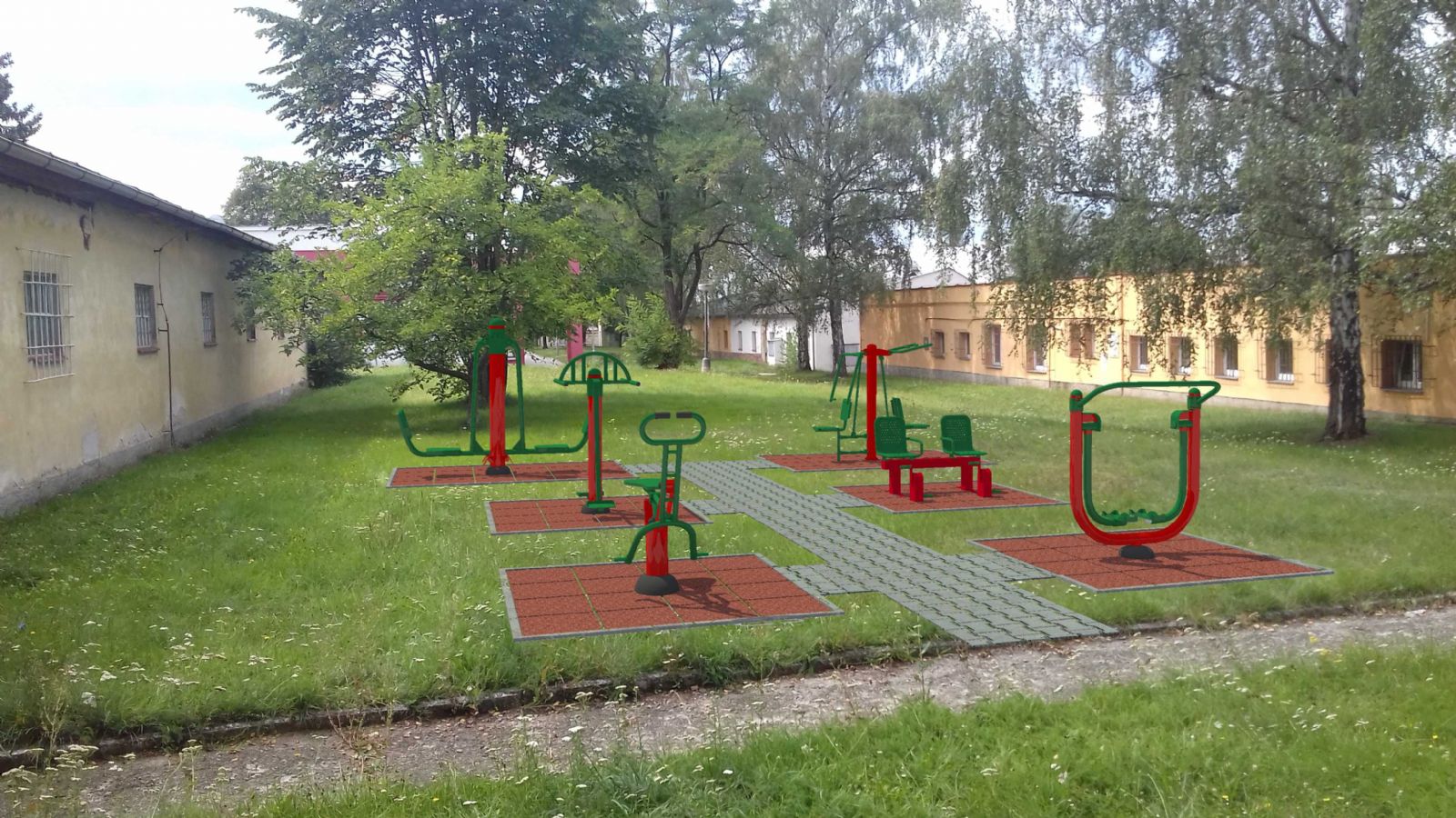 obrázek: Dobřany budují nový Vital park 