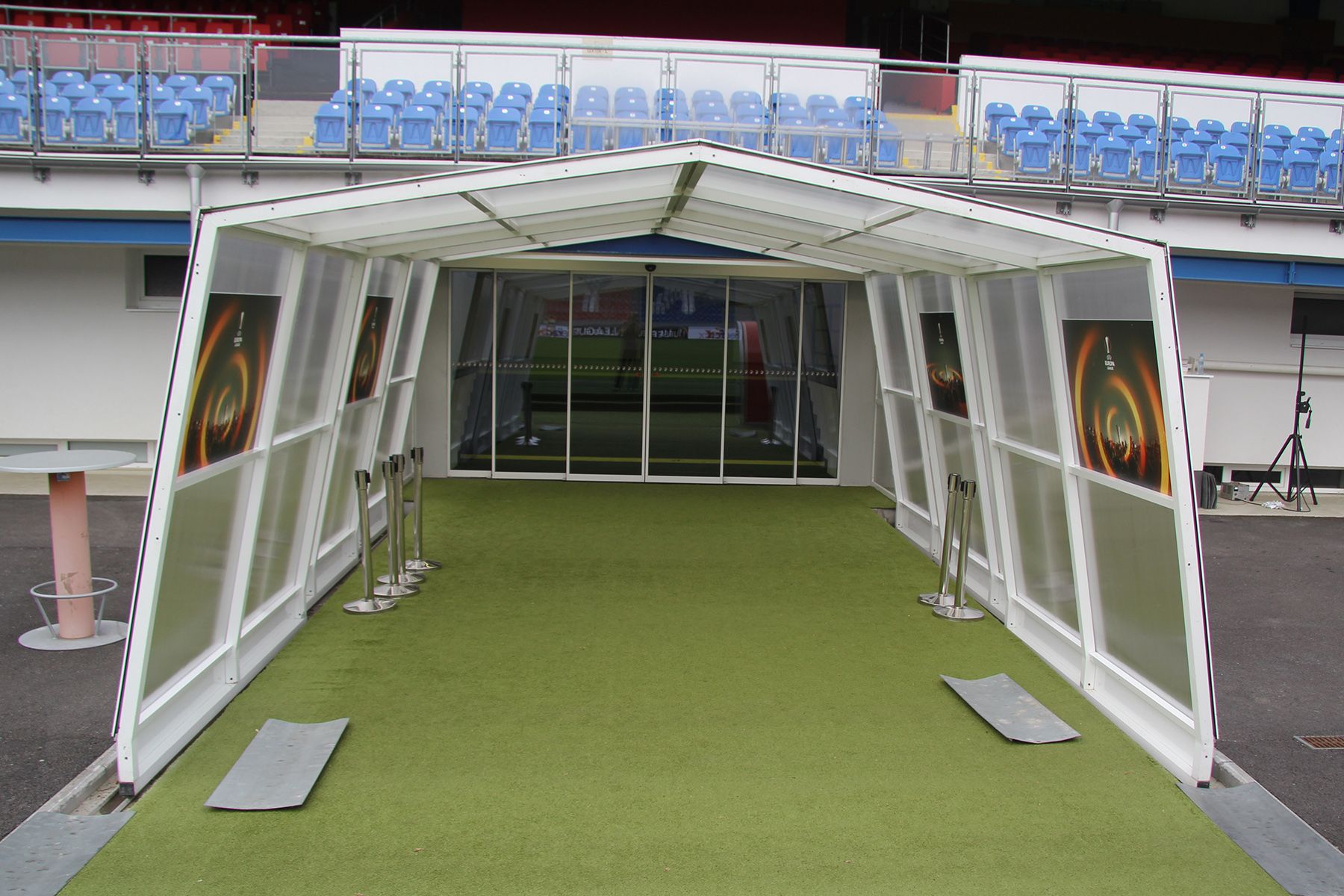 obrázek: Doosan Arena je připravena na utkání Evropské ligy s Beer-Shevou