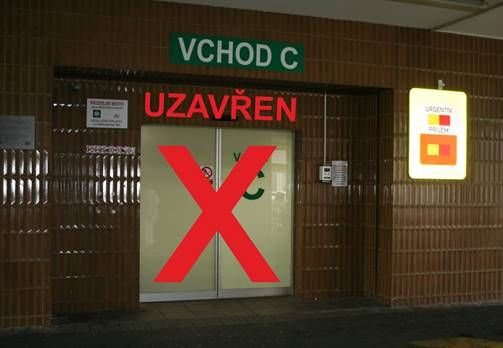 obrázek: Fakultní nemocnice na Lochotíně zavírá vchod C