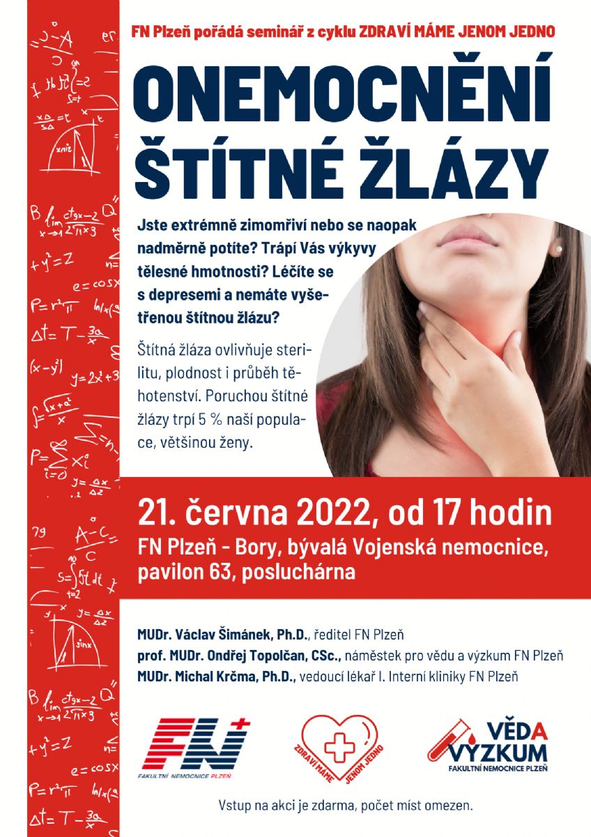obrázek: FN zve veřejnost na přednášku o štítné žláze