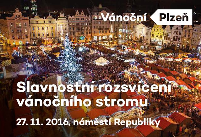 obrázek: V neděli se rozzáří plzeňský vánoční strom