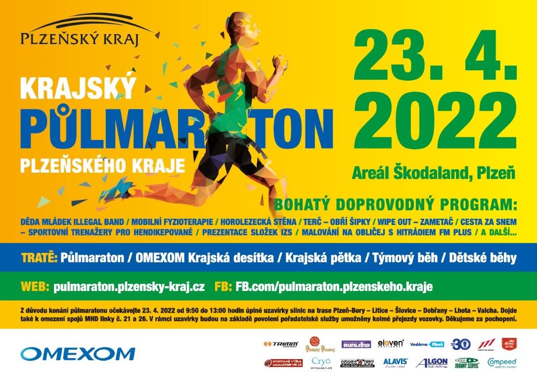 obrázek: Krajský půlmaraton Plzeňského kraje se blíží!