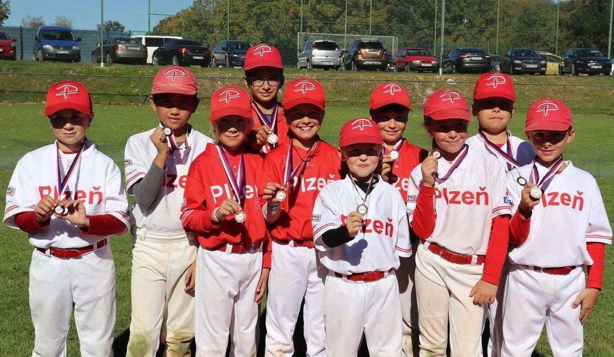 Malí baseballisté z Plzně zazářili na turnaji a zvou na veřejný trénink