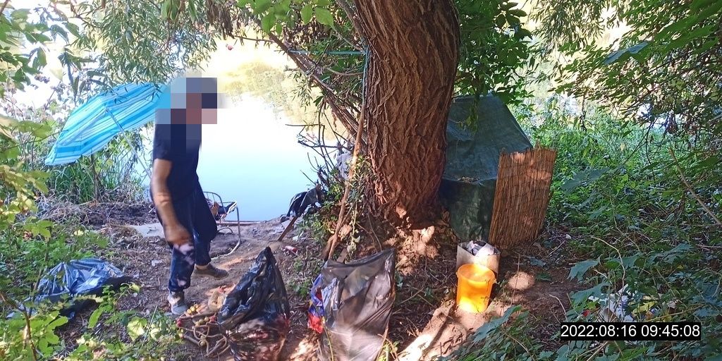 obrázek: Muž z Tachovska pytlačil na Radbuze v Plzni