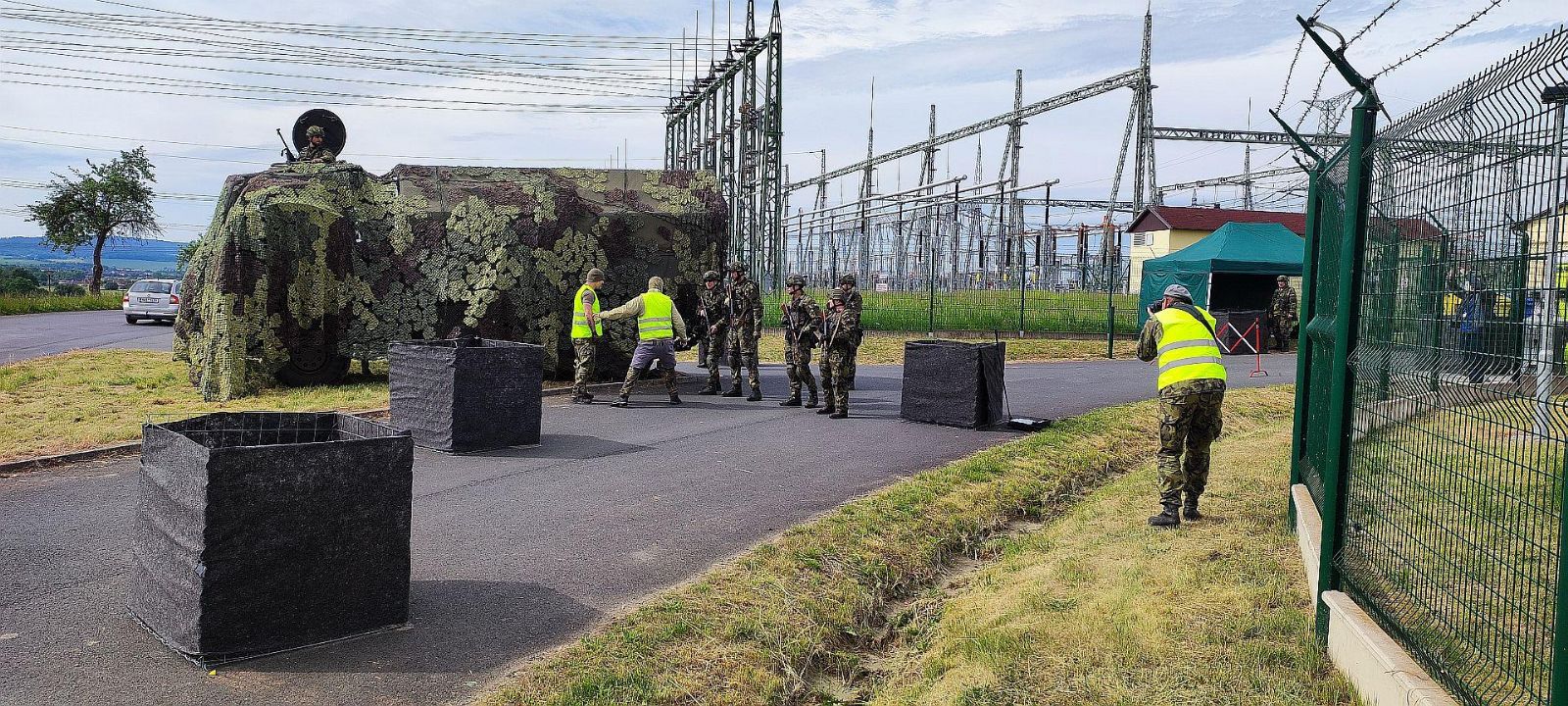 obrázek: Na rozvodně Přeštice proběhlo cvičení Safeguard