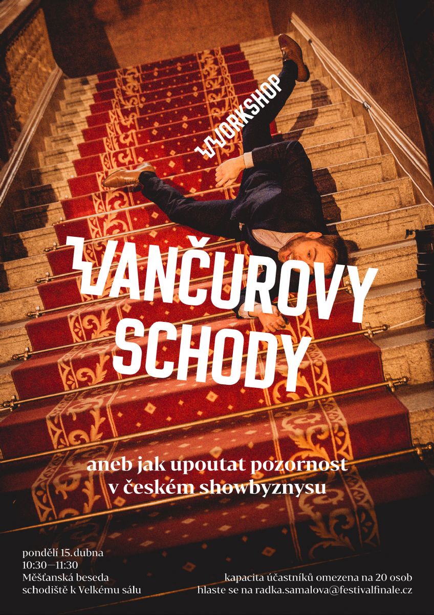 obrázek: Naučte se, jak zaujmout v showbyznysu na workshopu Vančurovy schody