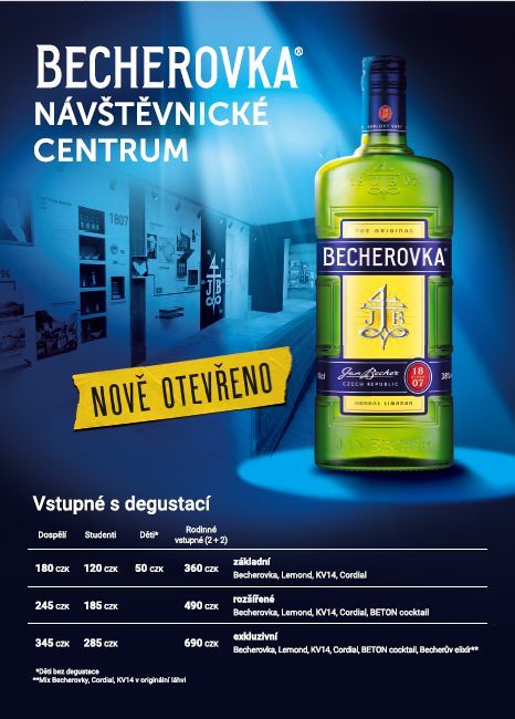 obrázek: Návštěvnické centrum Becherovka Vás zve do již otevřeného muzea