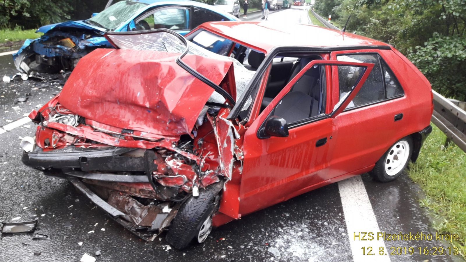 obrázek: Nehoda u Babylonu: Tři zranění