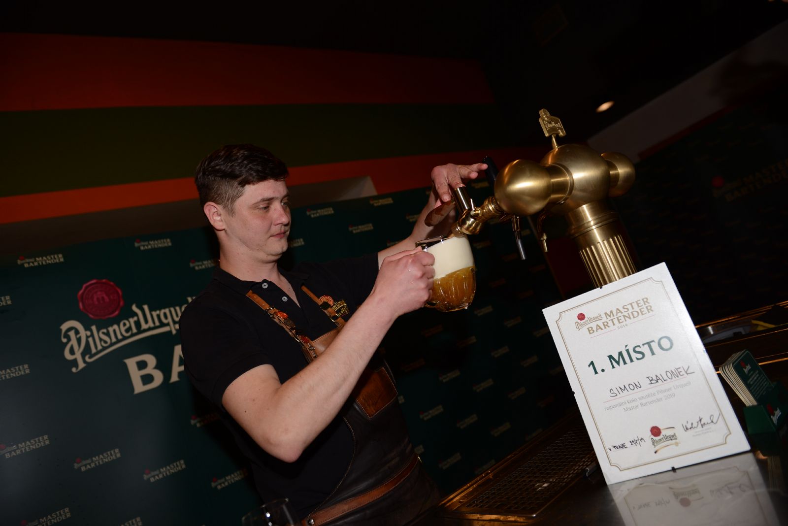 Nejlepším výčepním plzeňského piva za rok 2019 se stal Simon Balonek