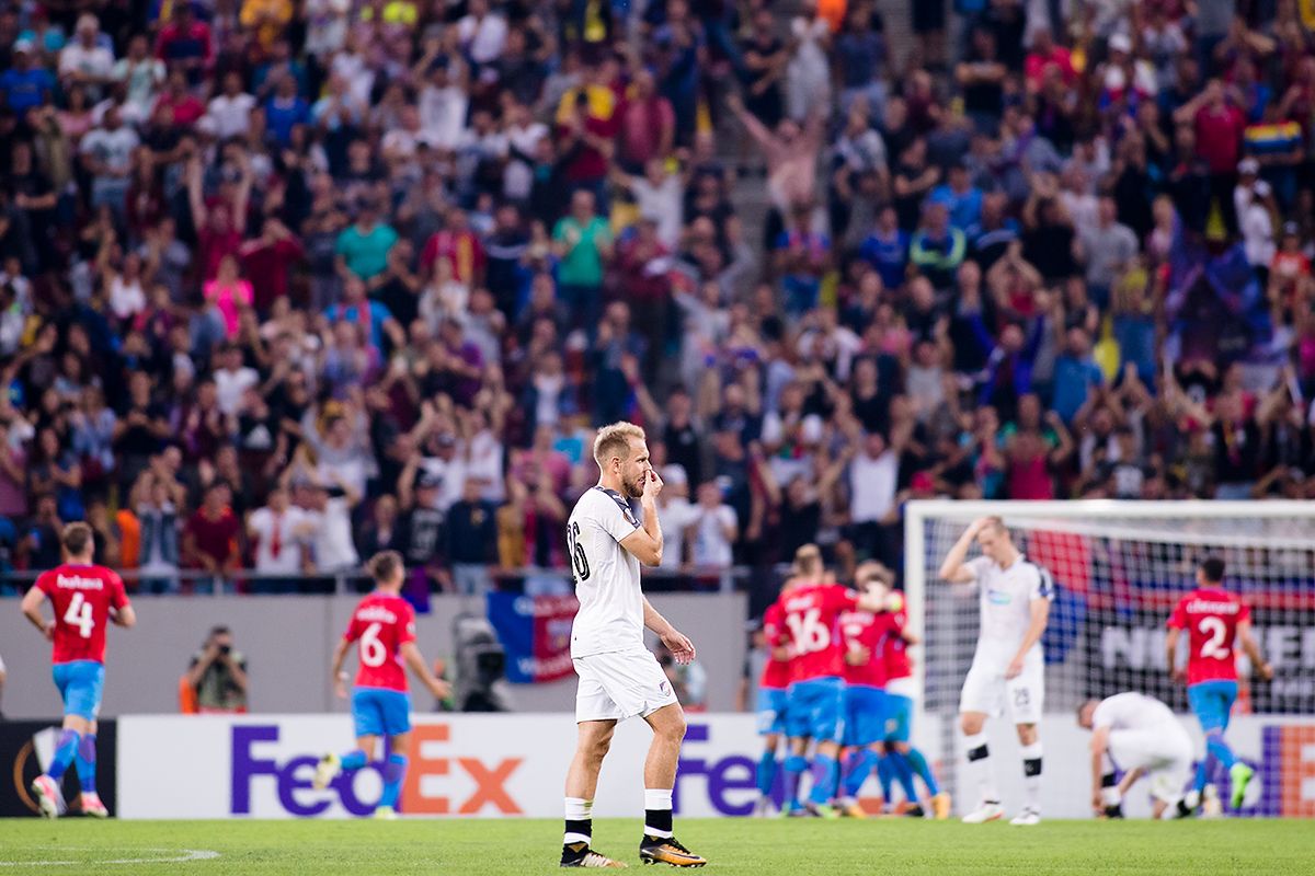 obrázek: (Ne)Penalta určila ráz utkání. Plzeň padla v Bukurešti 0:3 