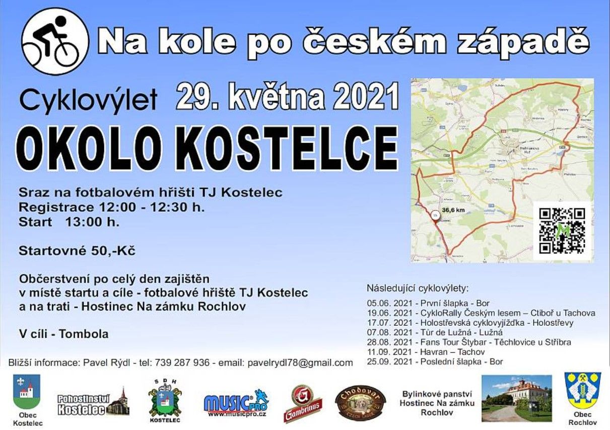 obrázek: Sobotní rekreační cyklovýlet Okolo Kostelce se blíží!
