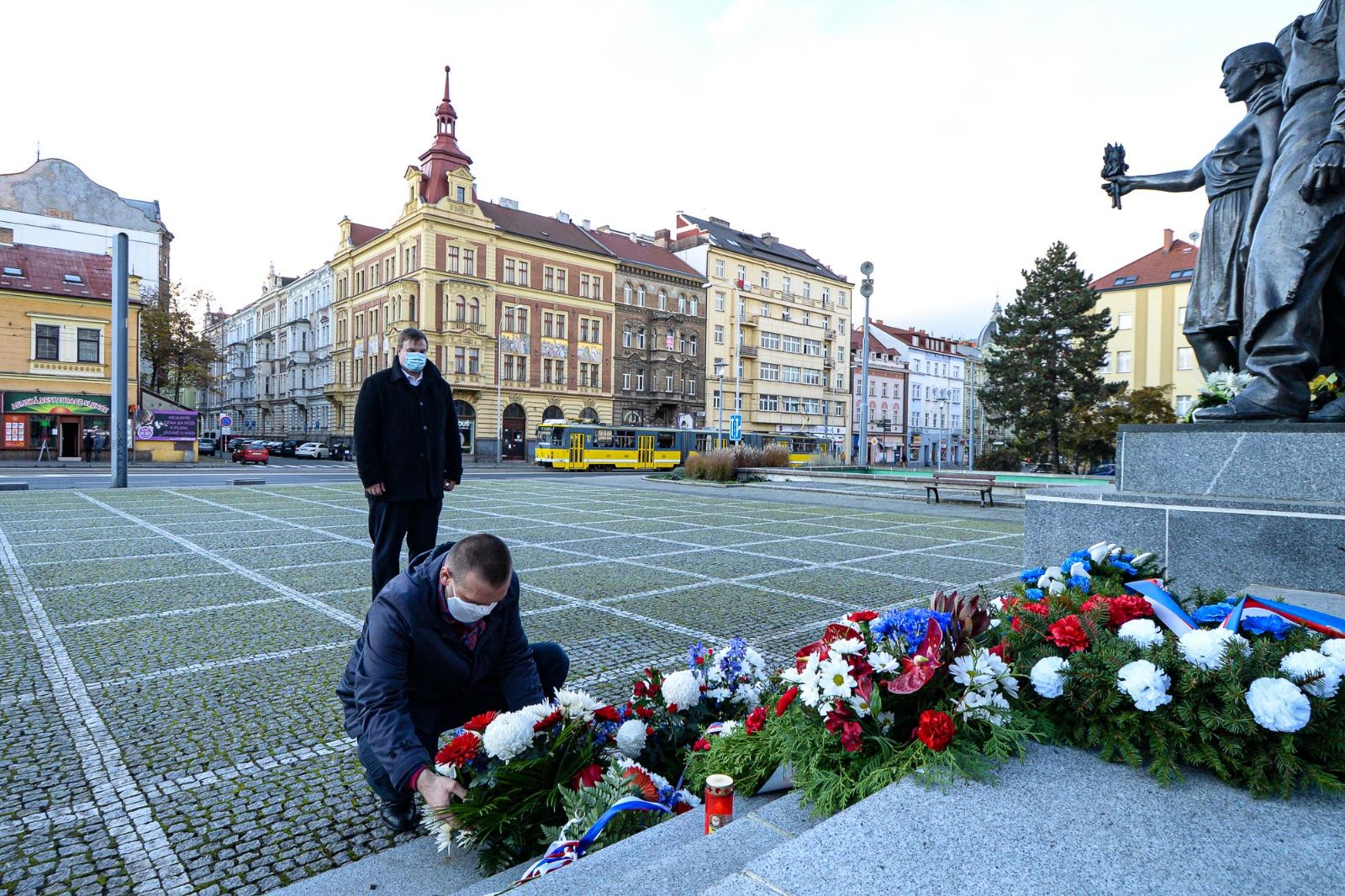 obrázek: Plzeň si připomněla 102. výročí vzniku Československa pietním aktem 