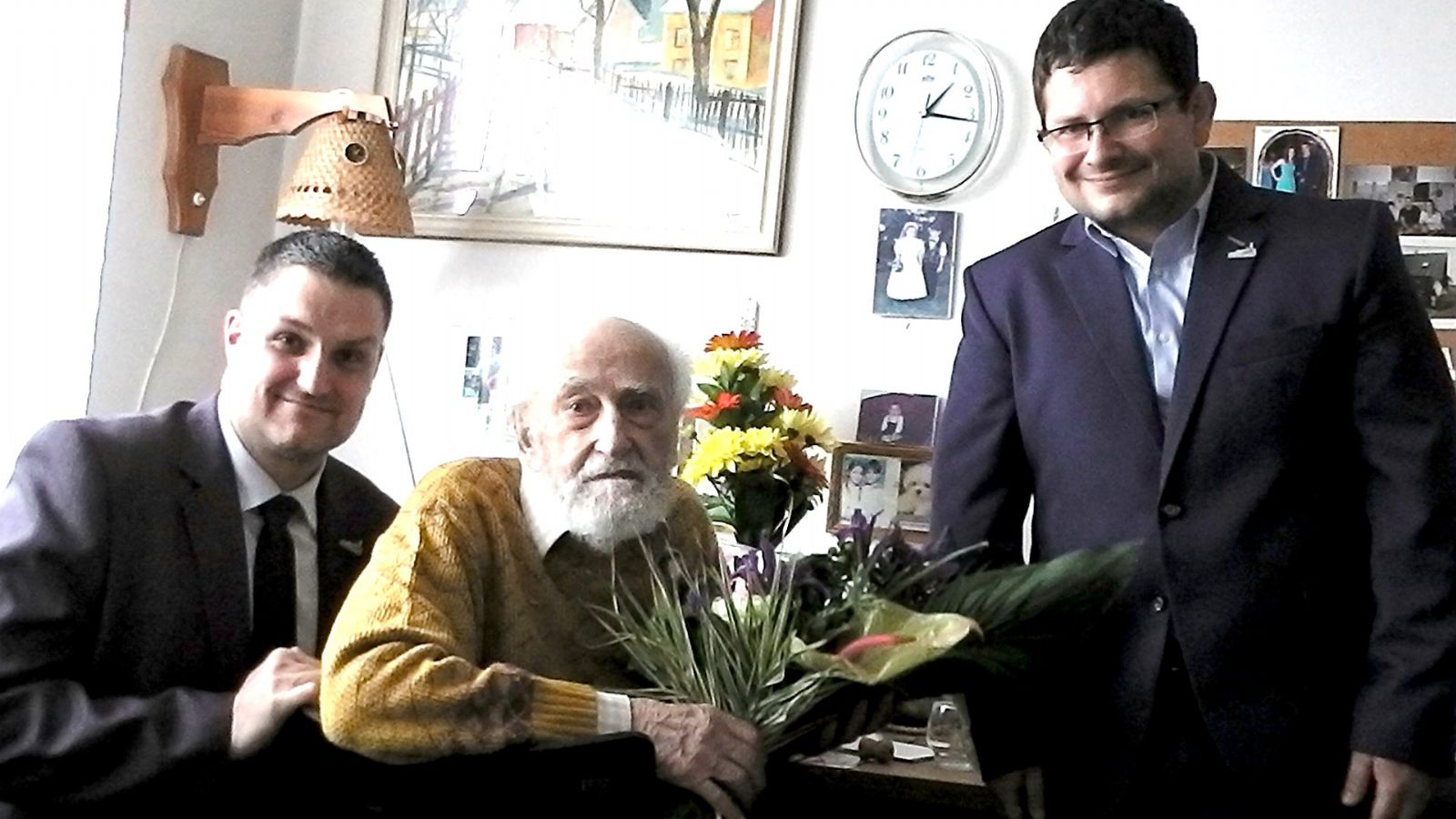 obrázek: Plzeňák Václav Pittr oslavil 100. narozeniny