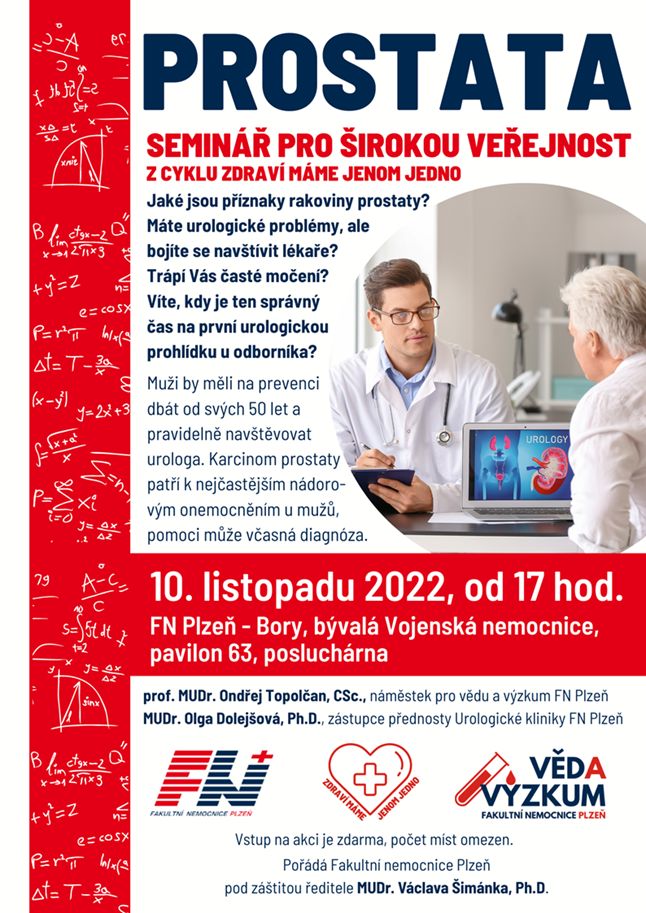 obrázek: Přednáška v nemocnici se zaměří na prostatu