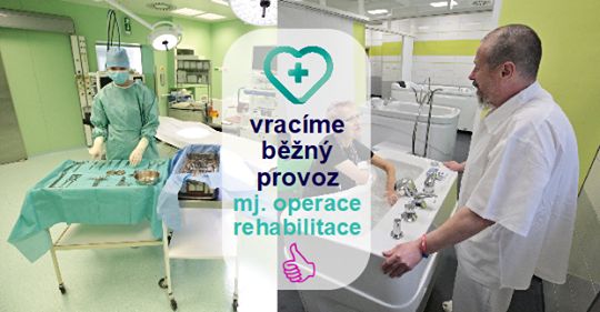 obrázek: Stodská nemocnice obnovila plánované operace a provoz rehabilitace