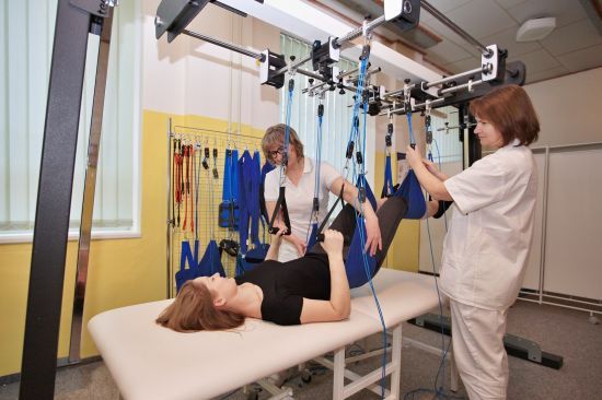 obrázek: V Nemocnici Svatá Anna už plně využívají rehabilitační systém Levitas