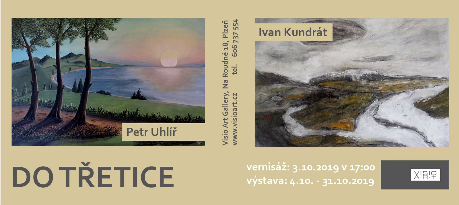 obrázek: Ve Visio Art galerii vystavují Tomáš Kundrát a Petr Uhlíř