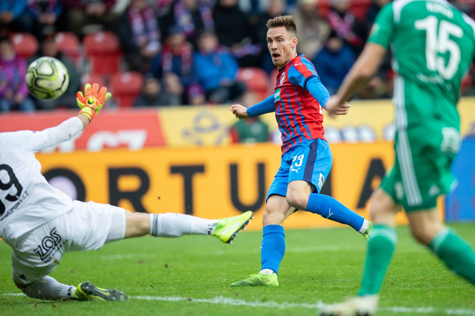 Viktorka porazila Bohemku gólem Lukáše Kalvacha  