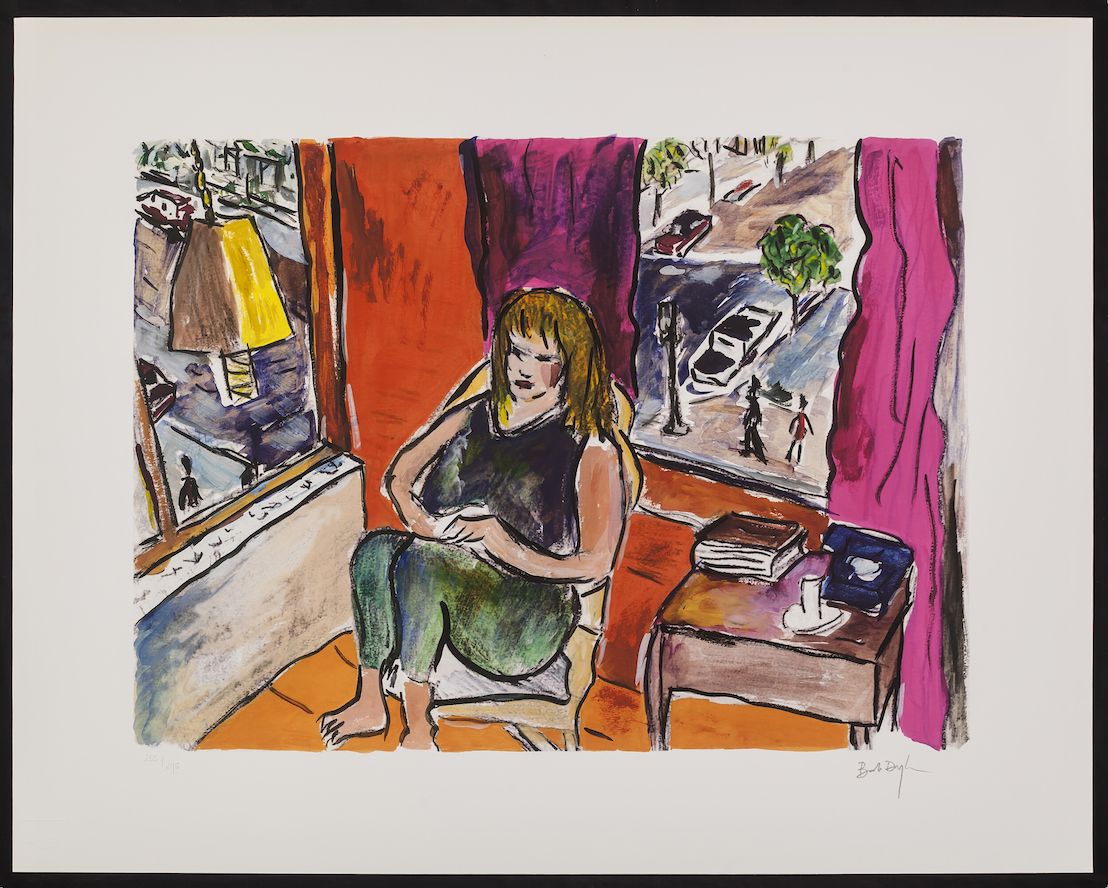 obrázek: Výstava grafik Boba Dylana na Staroměstské radnici ve čtvrtek končí. Poté se přesouvá do Plzně 