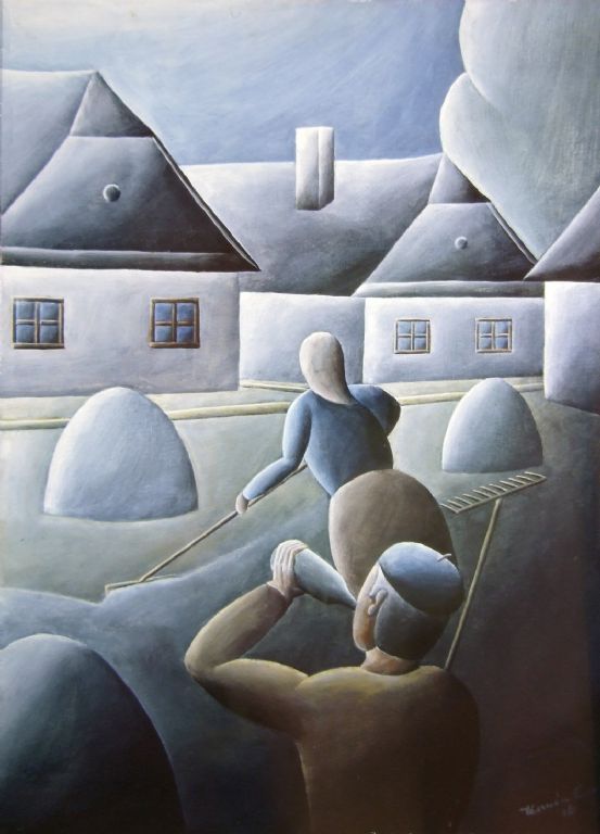 Miroslava Zychová a Bohumír Komínek / Jedno místo dvě cesty