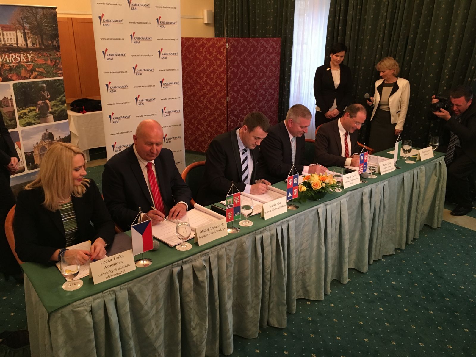 České kraje a Svobodný stát Sasko se dohodly na přeshraniční spolupráci zdravotnických záchranných služeb