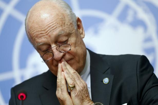 obrázek: De Misturovi se nelíbí pomalý posun syrských rozhovorů