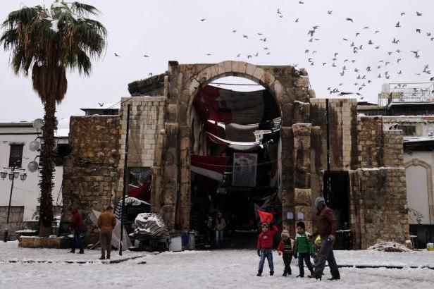 Libanon, Sýrie a severní Izrael zápasí se sněhovou nadílkou