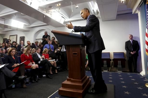obrázek: Obama na předvánoční tiskovce znovu sliboval zavřít Guantánamo