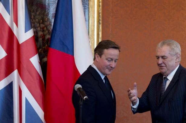 obrázek: Plně podporuji snahy o reformu EU, ujistil Zeman Camerona