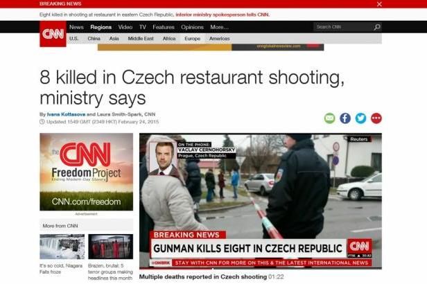 obrázek: Střelby v Uherském Brodě si všímají přední světová média