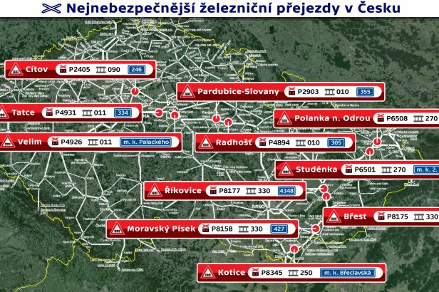 obrázek: Za jízdu na červenou na přejezdu budou vyšší pokuty