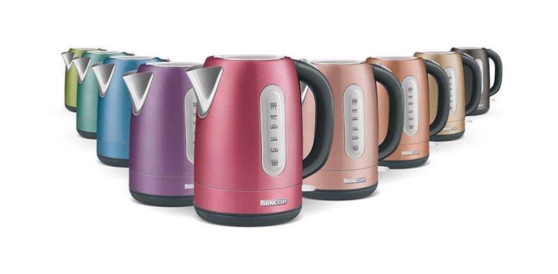 Rychlovarné konvice v perleti