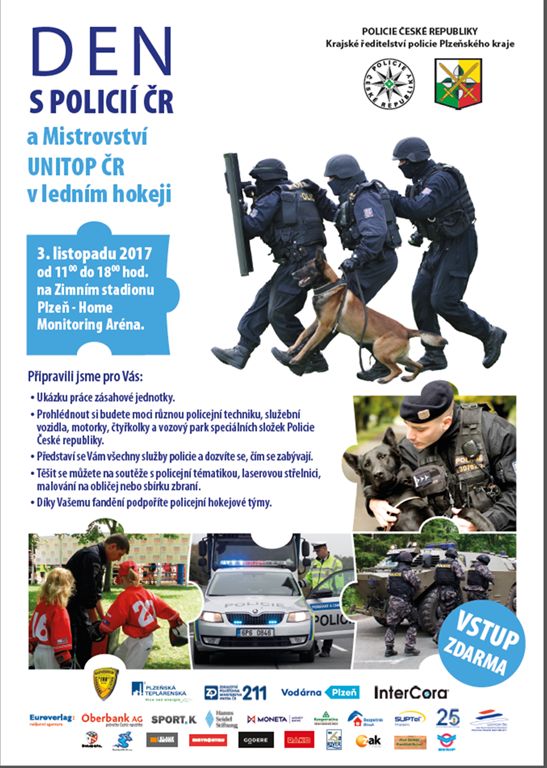 obrázek: Den s Policíí proběhne 3. listopadu v Home Monitoring Aréně v Plzni