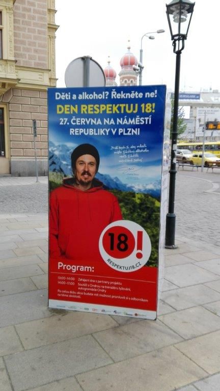 obrázek: Respektuj 18 v Plzni opět varuje před konzumací alkoholu mladistvými