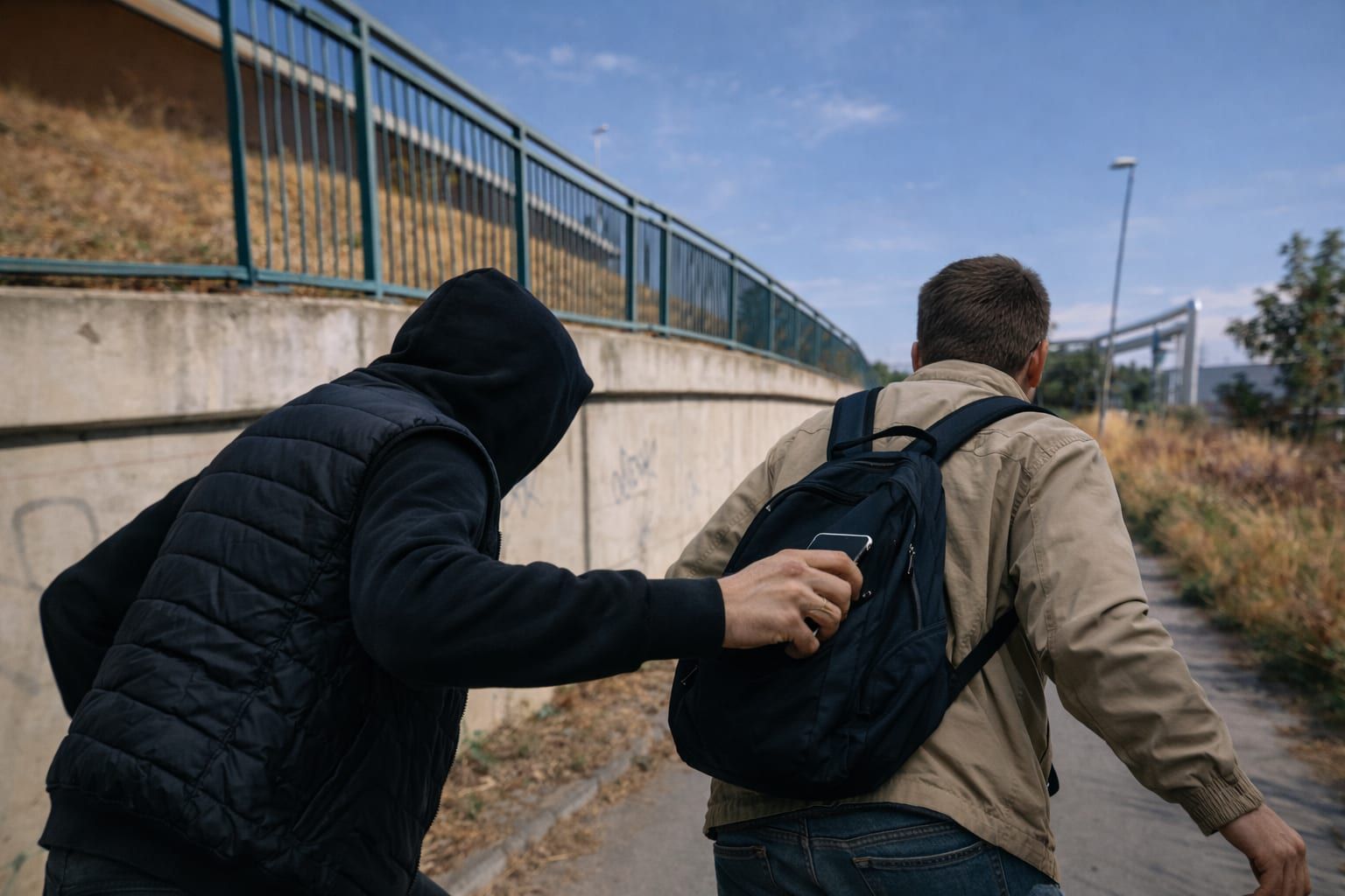 Zbaběle zaútočil zezadu a ukradl mobil. Mladík z Plzně byl navíc v pátrání