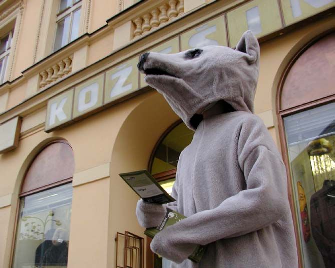 obrázek: Manifestace proti zabíjení zvířat