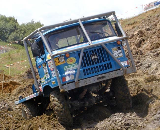 obrázek: Loprais se včera zastavil v Plzni