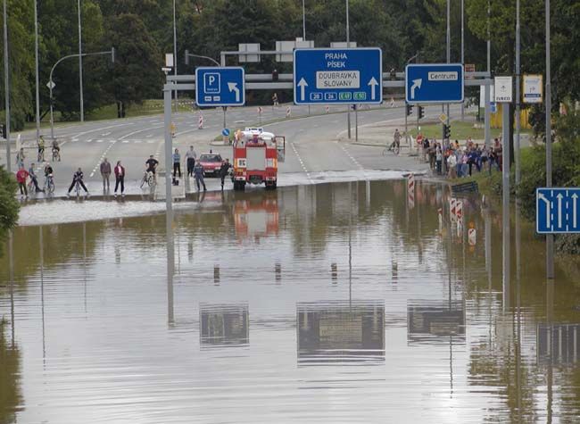obrázek: Povodňový model města Plzně