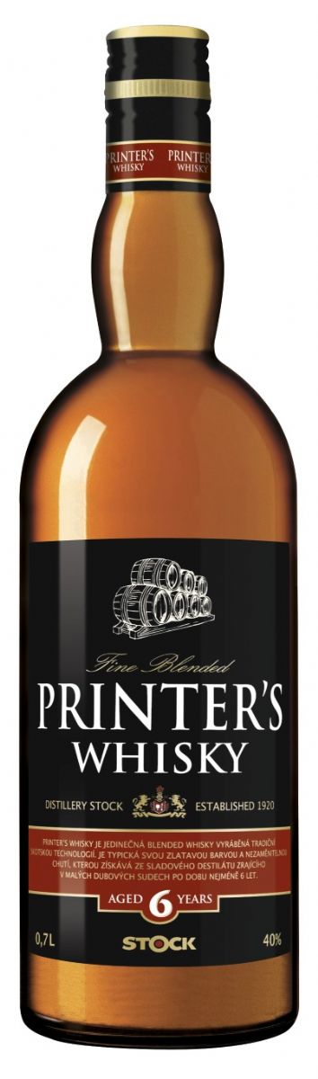 obrázek: Printer´s Whisky od Stocku má novou etiketu