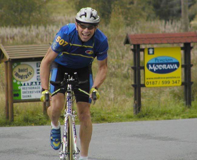 obrázek: V Krušných horách často bourají cyklisté