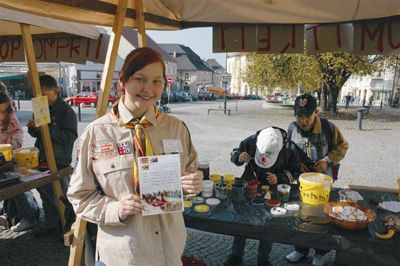 obrázek: 40 milionů skautů dnes slaví svůj svátek