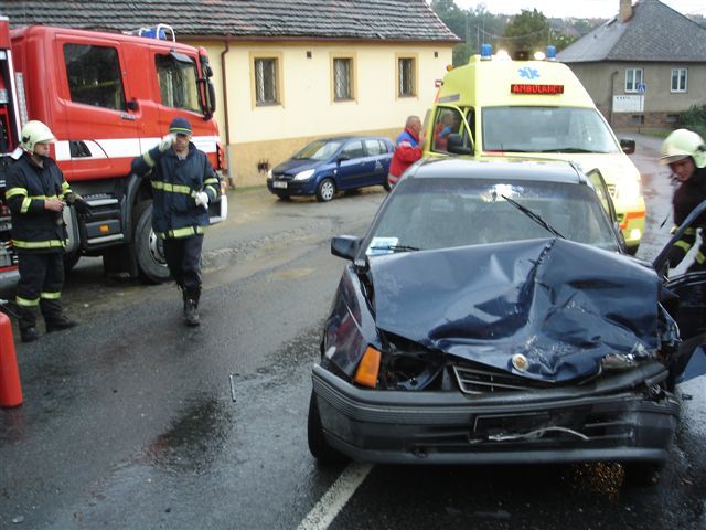 obrázek: Rolnické náměstí v Plzni zablokovala nehoda