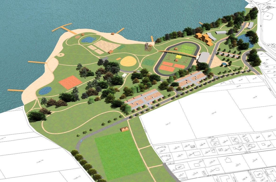 obrázek: U Borské přehrady v Plzni se bude odpočívat a sportovat