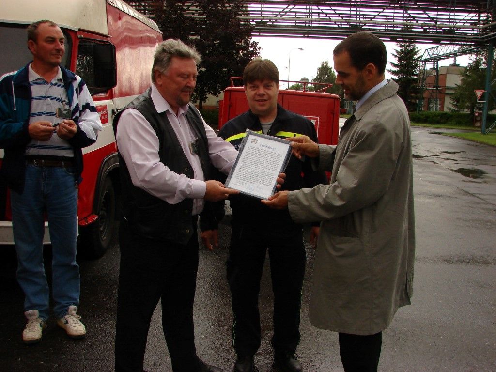 obrázek: V Horšicích mohou díky opavským kolegům opět hasit